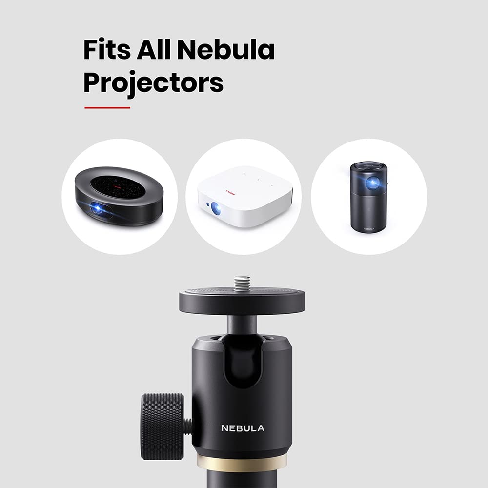 Nebula Cosmos Full HD 1080p Home Entertainment Projector with Nebula Projector Lightweight and Adjustable 3-ft Floor Stand