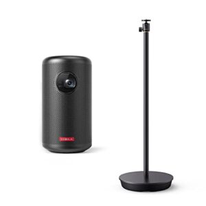 Nebula Capsule II Smart Mini Projector with Anker Nebula Projector Lightweight and Adjustable 3-ft Floor Stand