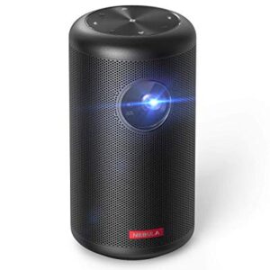 Nebula Capsule II Smart Mini Projector with Anker Nebula Projector Lightweight and Adjustable 3-ft Floor Stand