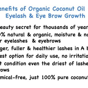 NatureCall Coconut Oil for Eyelash and Eyebrow Growth (pack of 1, 10ml bottle)