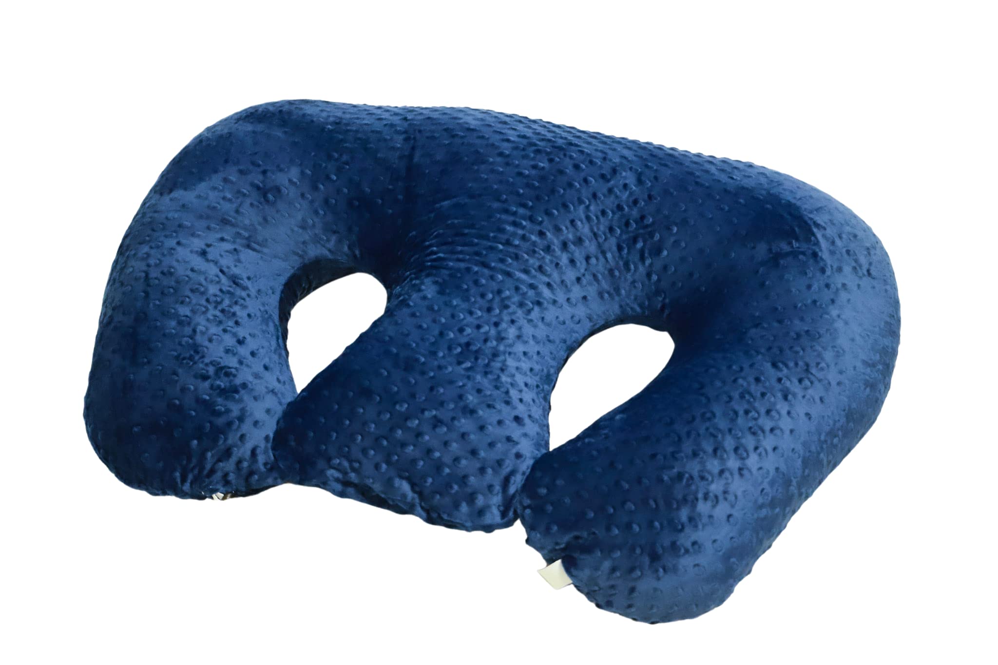 Twin Z Pillow Navy 6 uses in 1 Twin Nursing Pillow Breastfeeding, Bottlefeeding, Tummy Time, Reflux, Support and Pregnancy Pillow