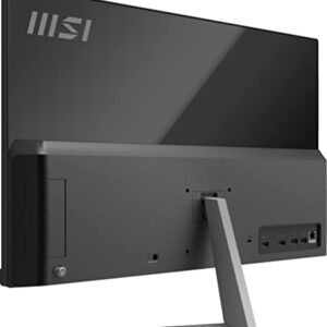 MSI Modern AM242 AIO Desktop, 23.8" FHD IPS-Grade LED, Intel Pentium G7505, 4GB Memory, 128GB SSD, WiFi 5, BT 5.1, Black, Windows 11 PRO (11M-893US)