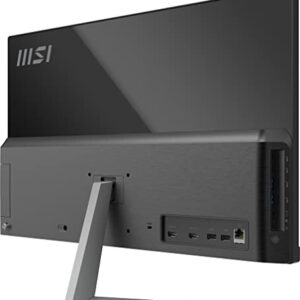 MSI Modern AM242 AIO Desktop, 23.8" FHD IPS-Grade LED, Intel Pentium G7505, 4GB Memory, 128GB SSD, WiFi 5, BT 5.1, Black, Windows 11 PRO (11M-893US)