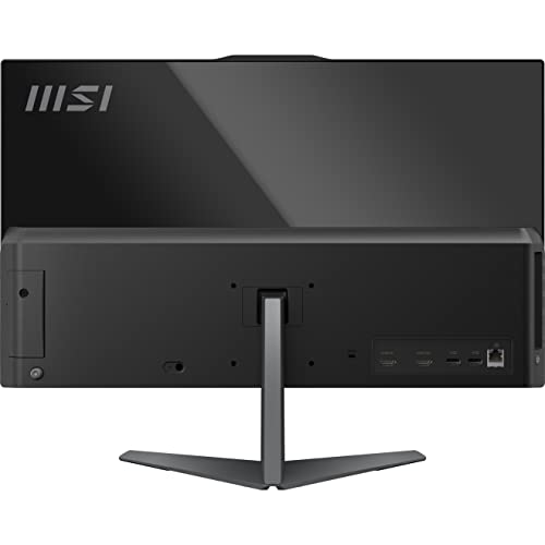 MSI Modern AM242 AIO Desktop, 23.8" FHD IPS-Grade LED, Intel Pentium G7505, 4GB Memory, 128GB SSD, WiFi 5, BT 5.1, Black, Windows 11 PRO (11M-893US)