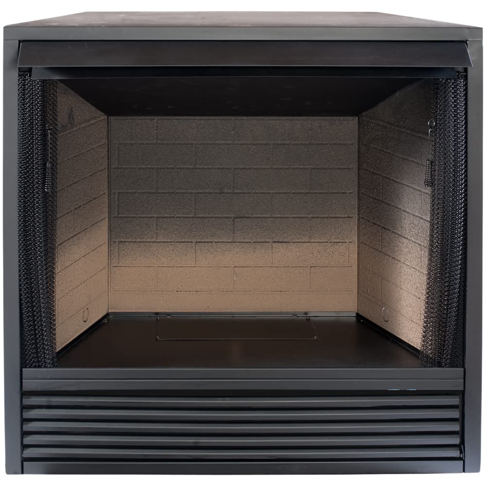 ProCom 32in. Universal Ventless Firebox Insert - Zero Clearance Design - Model# PC32VFC-R (Renewed)