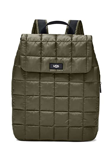 UGG Women's Adaya Backpack Puff Backpack, Olive Night, One Size