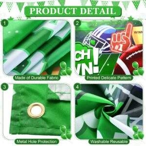 Football Birthday Party Decorations Super Football Bowl Game Backdrop Banner Football Background Backdrop Football Theme Birthday Party Supplies Touchdown Banner Football Birthday Party Decor