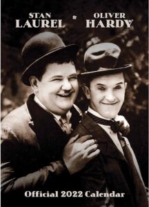 2024 laurel and hardy calendar with 2 free year planners (20 dollar value)