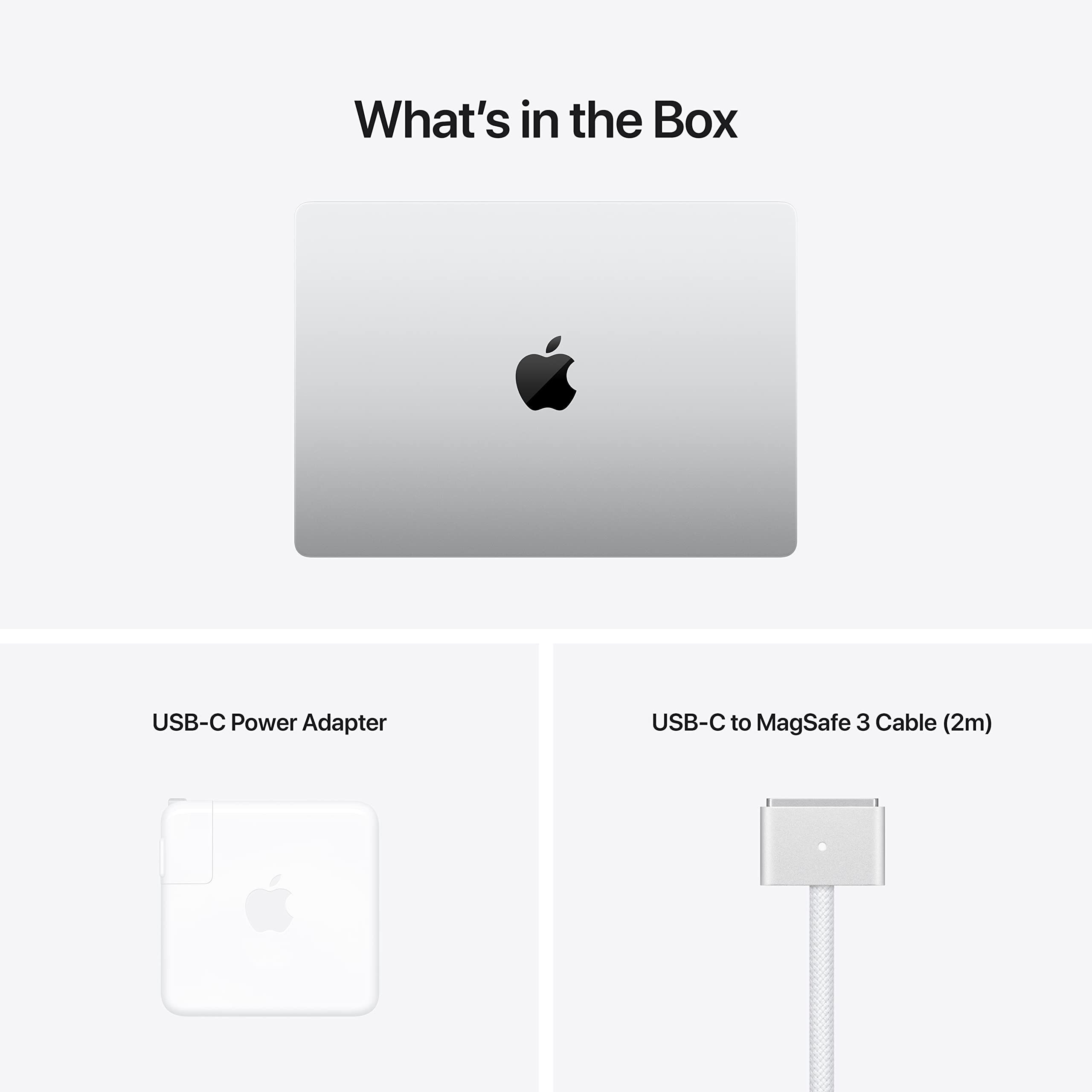 Apple 2021 MacBook Pro (14-inch, M1 Pro chip with 8‑core CPU and 14‑core GPU, 16GB RAM, 512GB SSD) - Silver