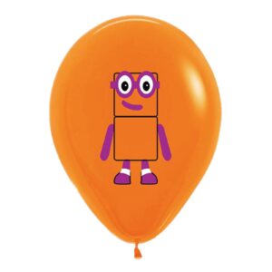 Numberblocks Balloons 20 pack 12" Latex Balloon Numberblocks Theme Party Supplies Children's Birthday Party Supplies Decorations