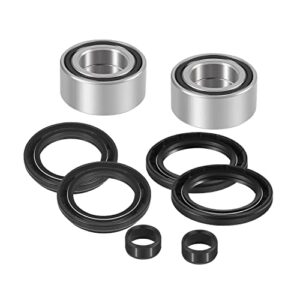 Front Wheel Bearings & Seals Kit Fit for Honda Foreman TRX400 / TRX450 / TRX500 / TRX680 FE FM FPE FPM, Pre Lubricated, Stable Performance