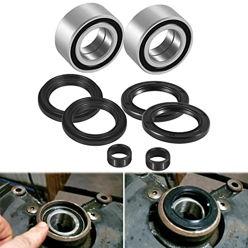 Front Wheel Bearings & Seals Kit Fit for Honda Foreman TRX400 / TRX450 / TRX500 / TRX680 FE FM FPE FPM, Pre Lubricated, Stable Performance