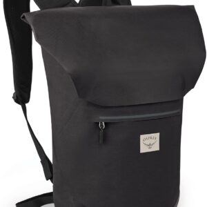 Osprey Arcane Roll Top 18L Waterproof Laptop Backpack, Stonewash Black