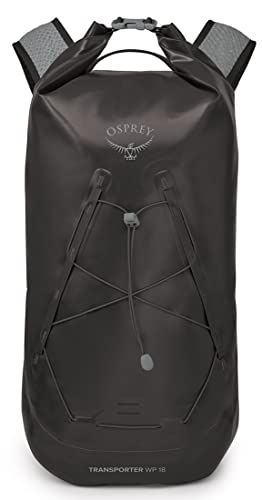 Osprey Transporter 18L Roll Top Waterproof Laptop Backpack, Black