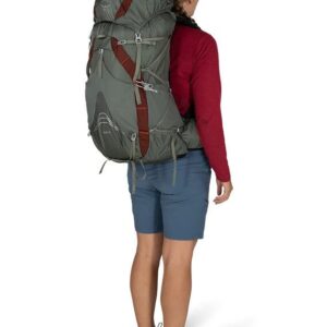 Osprey Eja 58L Women's Ultralight Backpacking Backpack, Cloud Grey, WM/L