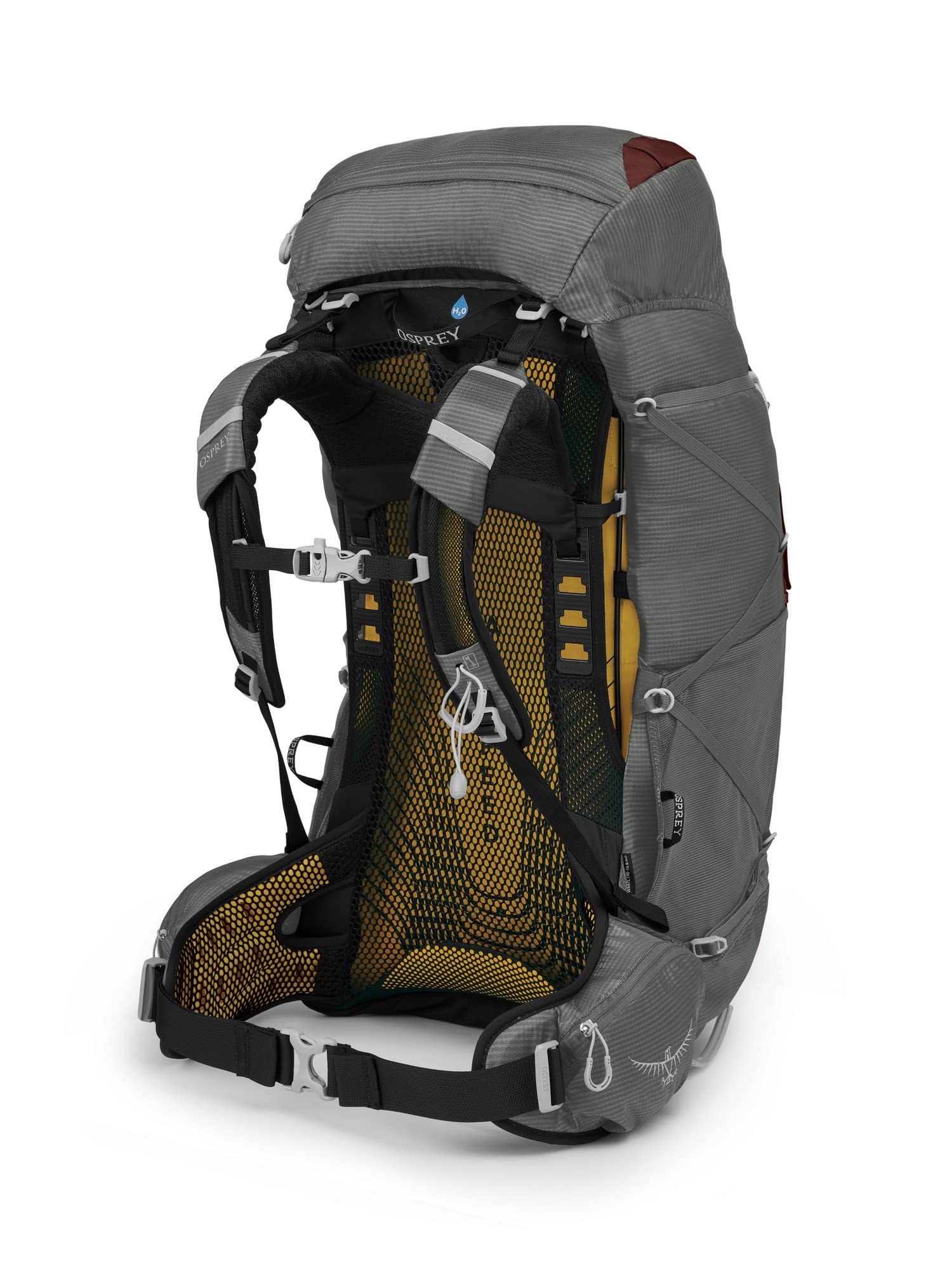 Osprey Eja 58L Women's Ultralight Backpacking Backpack, Cloud Grey, WM/L