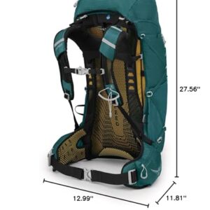 Osprey Eja 38L Women's Ultralight Backpacking Backpack, Deep Teal, WXS/S