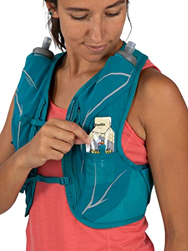 Osprey Dyna LT Women's Running Hydration Vest with Hydraulics Soft Flasks, Slate Grey, Large