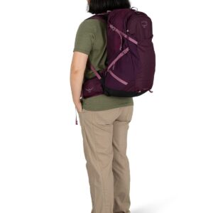 Osprey Sportlite 25L Unisex Hiking Backpack, Aubergine Purple, S/M