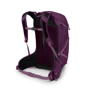 Osprey Sportlite 25L Unisex Hiking Backpack, Aubergine Purple, S/M