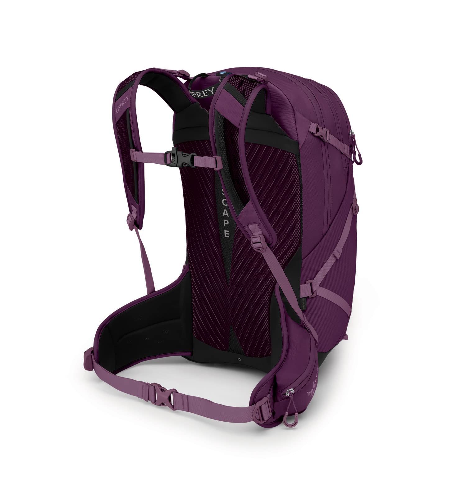 Osprey Sportlite 25L Unisex Hiking Backpack, Aubergine Purple, S/M