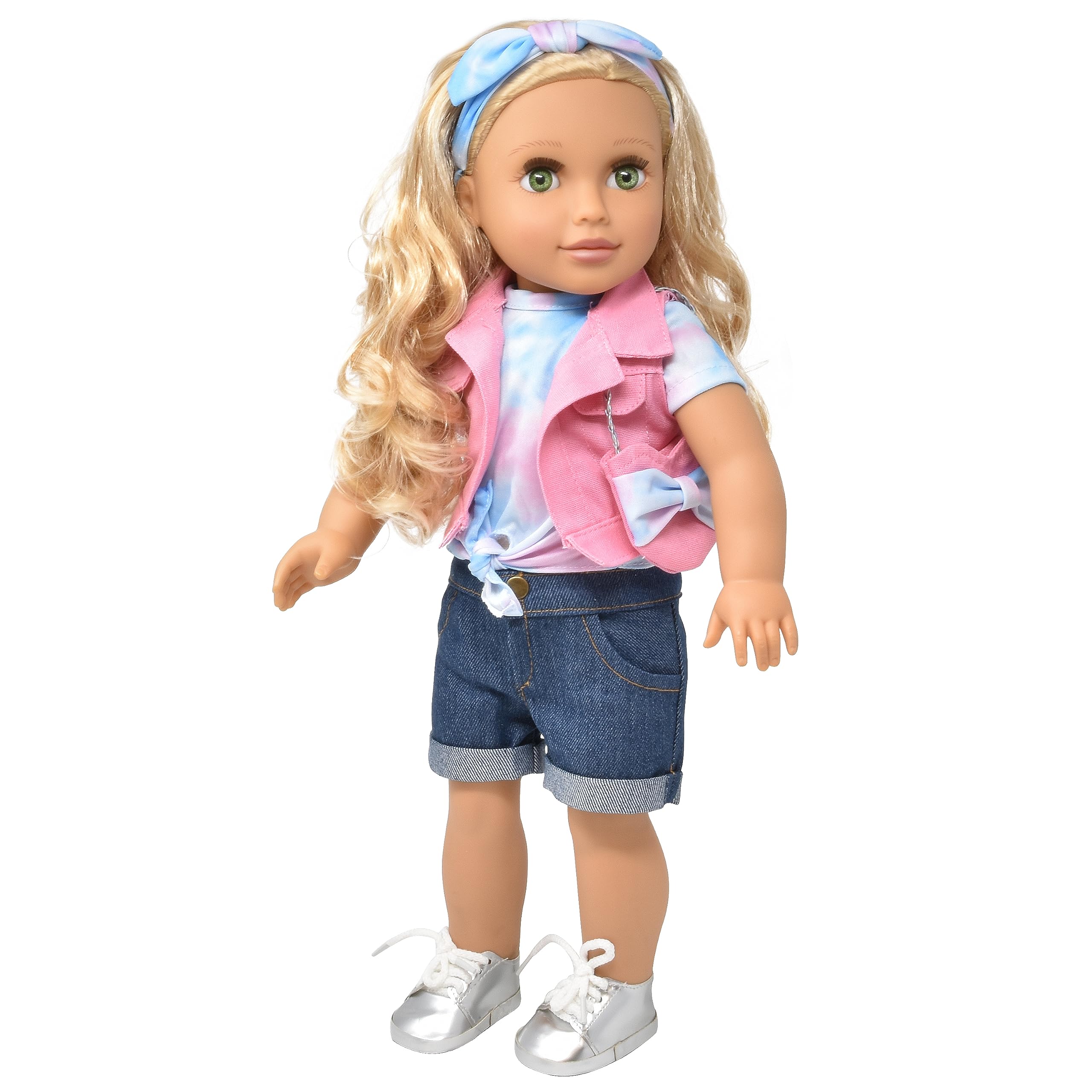 Gift Boutique 18 Inch Girl Doll, Fashion Doll with Fine Blond Hair for Styling Clothes Shoes and Accessories Princess Doll for Girls and Kids