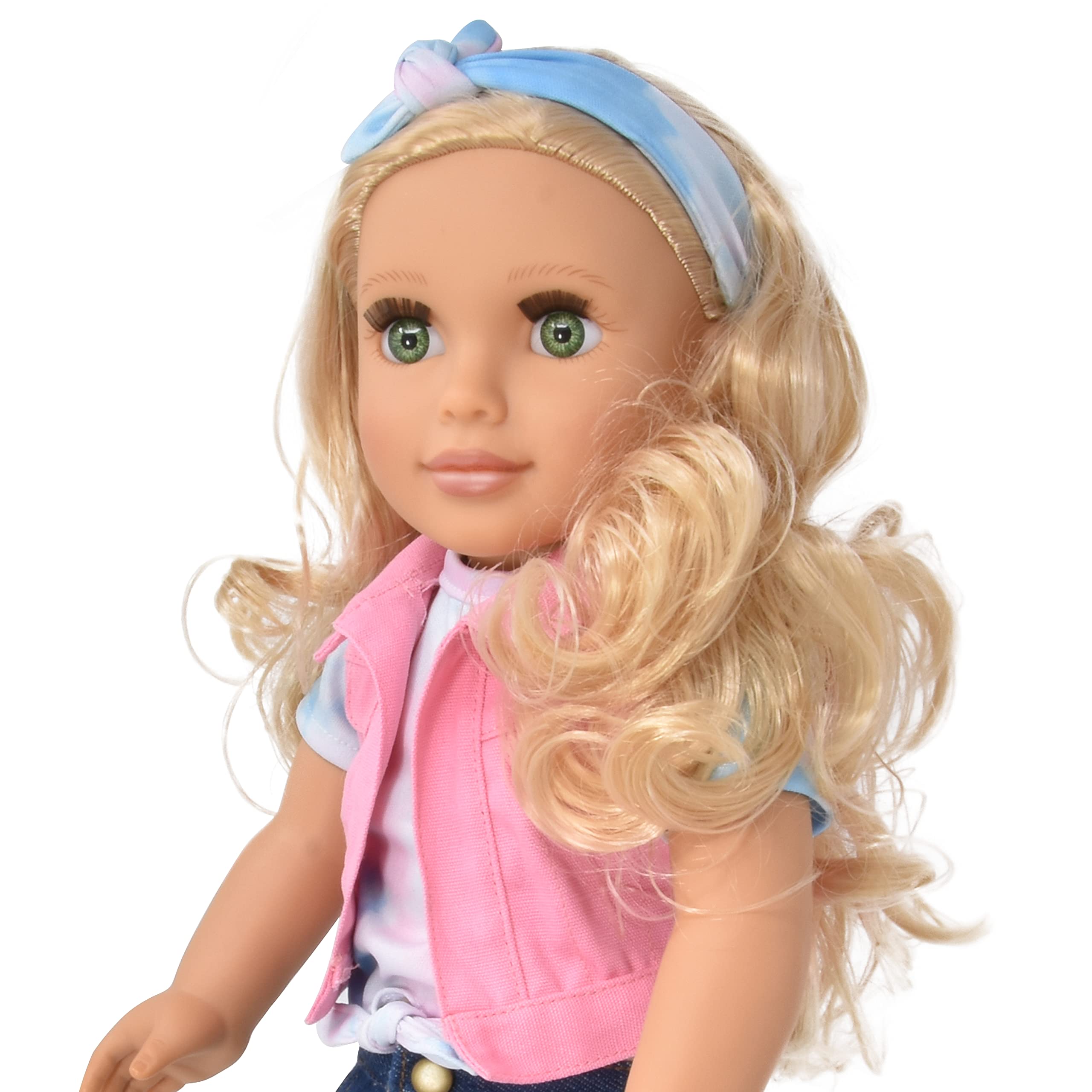 Gift Boutique 18 Inch Girl Doll, Fashion Doll with Fine Blond Hair for Styling Clothes Shoes and Accessories Princess Doll for Girls and Kids