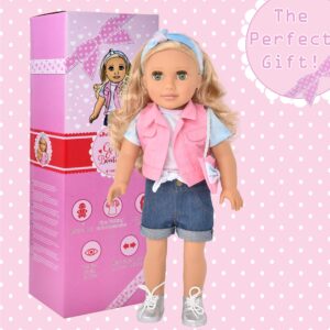 Gift Boutique 18 Inch Girl Doll, Fashion Doll with Fine Blond Hair for Styling Clothes Shoes and Accessories Princess Doll for Girls and Kids