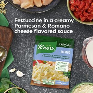 Knorr Pasta Side Dish For Delicious Quick Pasta Side Dishes Alfredo Fettuccine No Artificial Flavors or Preservatives 4.4 oz 6 Count