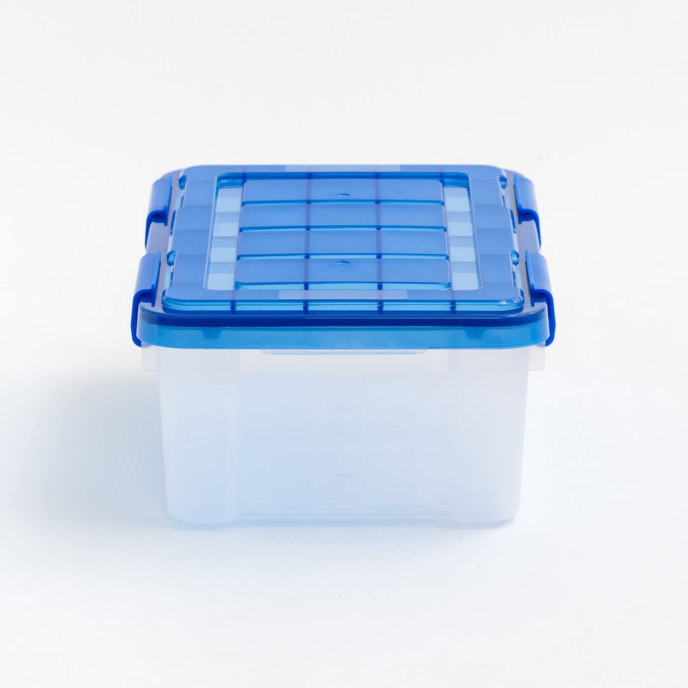 IRIS USA 6Pack 19qt WEATHERPRO Airtight Plastic Storage Bin with Lid and Seal and Secure Latching Buckles