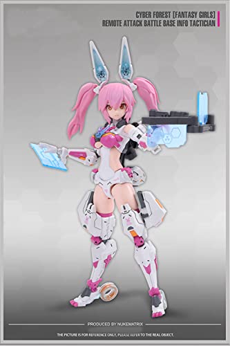 i8 TOYS Nuke Matrix 1/12 Scale Bunny ATK Girl Rabbit Mecha Girl Model Kits, Multicolored, Medium, (SJYT-001)