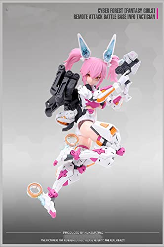 i8 TOYS Nuke Matrix 1/12 Scale Bunny ATK Girl Rabbit Mecha Girl Model Kits, Multicolored, Medium, (SJYT-001)