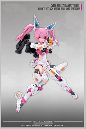 i8 TOYS Nuke Matrix 1/12 Scale Bunny ATK Girl Rabbit Mecha Girl Model Kits, Multicolored, Medium, (SJYT-001)