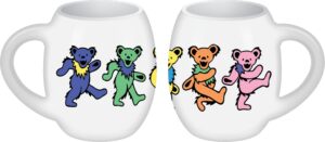 bioworld grateful dead dancing bears 18 oz oval ceramic mug
