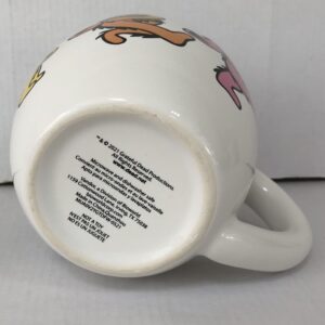 Bioworld Grateful Dead Dancing Bears 18 oz Oval Ceramic mug