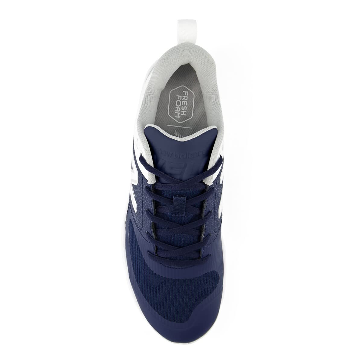 New Balance Women's Fresh Foam Velo V3 Softball Shoe, Navy/White, 9