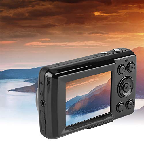 Digital Camera, Small Digital Camera 16MP Compact Digital Camera Sturdy with 2.4in Large Screen Portable Small Camera for Travel Use (Black)