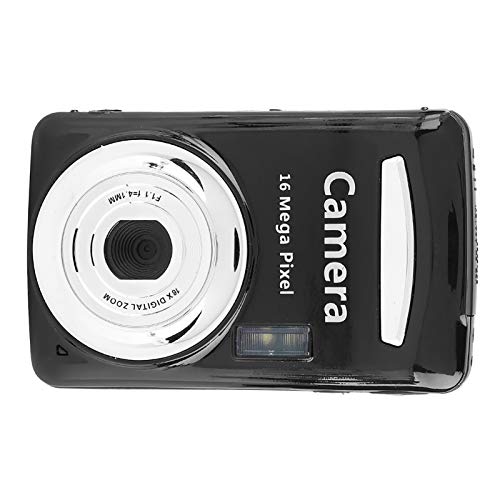 Digital Camera, Small Digital Camera 16MP Compact Digital Camera Sturdy with 2.4in Large Screen Portable Small Camera for Travel Use (Black)