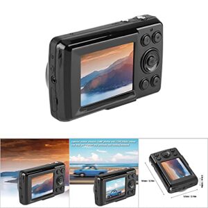 Digital Camera, Small Digital Camera 16MP Compact Digital Camera Sturdy with 2.4in Large Screen Portable Small Camera for Travel Use (Black)