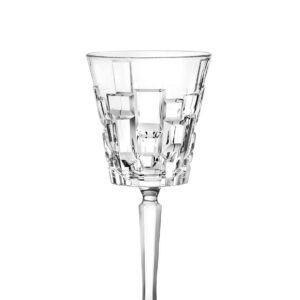 Barski Wine Glass - Goblet - White Wine - Water Glass - Stemmed Glasses - Set of 6 Goblets - Crystal like Glass - 6.8 oz. Beautifully Designed Made in Europe
