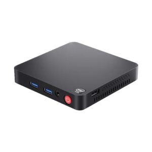 beelink desktop mini pc t4 pro, w10 pro intel celeron n3350(up to 2.4ghz) ultra-quiet mini computer,4gb ddr/64gb emmc,dual hdmi port,4 usb 3.0, 2.4g+5.8g wifi, bt4.0