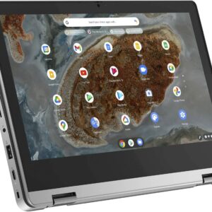 Lenovo 2021 Newest Flex 3 11.6" HD Touchscreen 2-in-1 Convertible Chromebook Laptop, 8-Core MediaTek MT8183 CPU, 4GB Memory, 96GB Storage Space(32GB eMMC + 64GB Micro SD), WiFi 5, Chrome OS