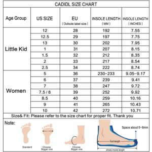 CADIDL Cheer Shoes Women Cheerleading Dance Shoes Tennis Athletic Flats Walking Sneakers for Girls White 7 (M) US