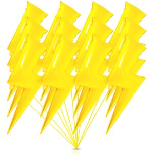 12 pieces yellow flash balloons 36 inch lightning bolt party balloons foil flash party decorations stylish lightning bolt balloon for birthday party supplies wedding decoration