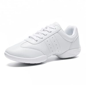 landhiker cheer shoes women white dance shoes cheerleading fashion sports shoes training athletic flat size