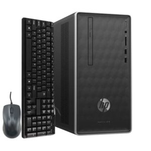 HP Pavillon 590-A0019 Tower Computer Desktop PC, AMD Dual Core A9-9425 3.10GHz Processor, HDMI, |8GB Ram DDR4| |1TB Hard Drive|, WiFi and Bluetooth, Keyboard Mouse, Windows 10 (Renewed)