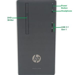 HP Pavillon 590-A0019 Tower Computer Desktop PC, AMD Dual Core A9-9425 3.10GHz Processor, HDMI, |8GB Ram DDR4| |1TB Hard Drive|, WiFi and Bluetooth, Keyboard Mouse, Windows 10 (Renewed)