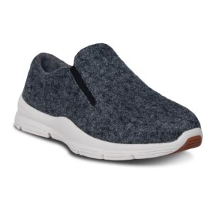 dr. comfort meadow slip on womens shoes-casual athletic & walking shoes women wool snickers, grey 9 x-wide (e/ee)
