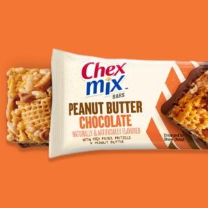 Chex Mix Peanut Butter Chocolate Treat Bar, Value Pack, 12 Bars