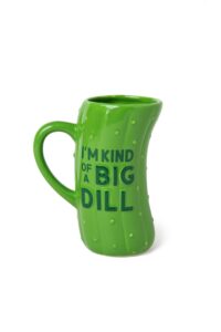 bigmouth pickle mug, green, large